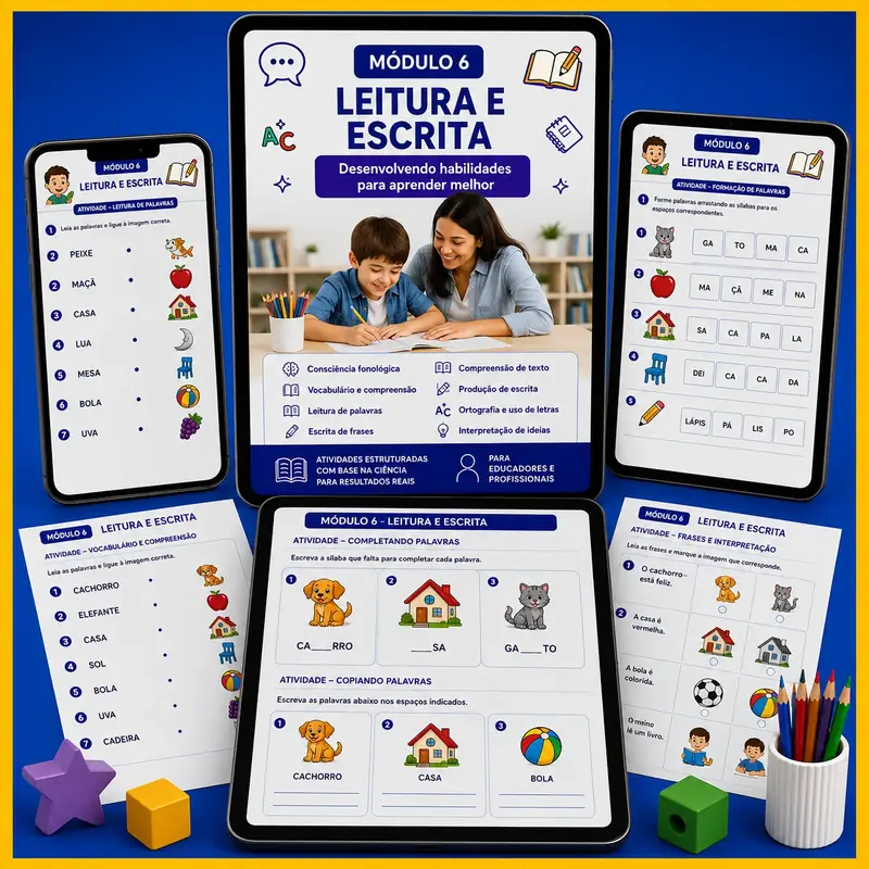 Mockup do Leitura e Escrita